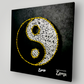 "Harmony Embodied: Yin Yang Symbol Wall/Desk Accessory for Balance and Serenity"