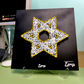 Divine Illumination: Star of David Symbol Wall/Desk Accessory for Faith and Cultural Heritage