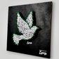 "Wings of Peace: Dove Bird Symbol Wall/Desk Accessory for Serenity and Unity"