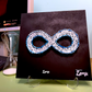 "Eternity Unveiled: Infinity Symbol Wall/Desk Accessory for Limitless Possibilities and Connectedness"