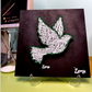 "Wings of Peace: Dove Bird Symbol Wall/Desk Accessory for Serenity and Unity"