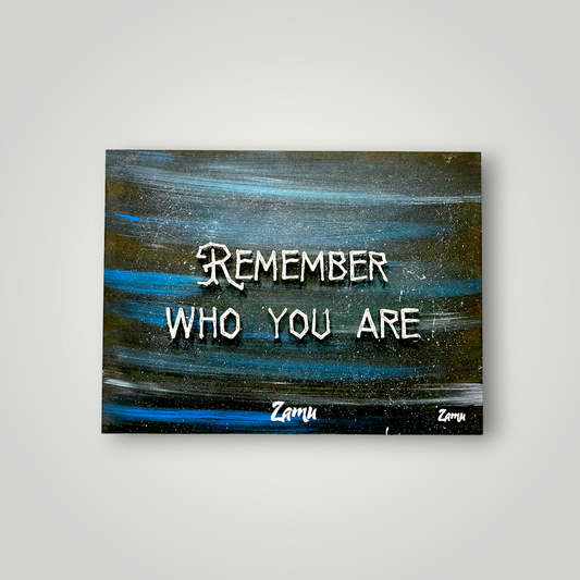 "Embrace Your True Identity: "Remember Who You Are" String Art Masterpiece"