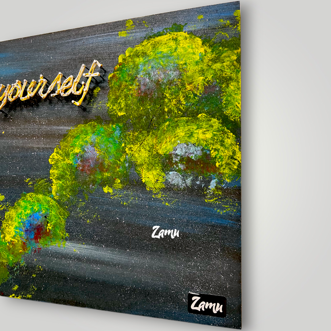 "Unleash Your Creativity: "Create Yourself" String Art Masterpiece"